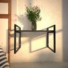 Mesa lateral cama mesa de cabeceira preta criado mudo industrial kit criado mudo madeira mesinha de cabeçeira