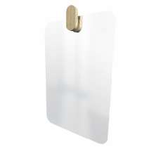 Espelho Decorativo Aplique Oblongo Pinus 60x40cm Retangular 