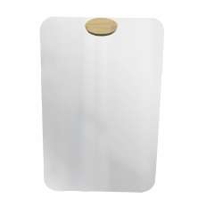 Espelho Decorativo Aplique Oval Pinus 60x40cm Retangular 