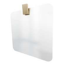 Espelho Decorativo Aplique Retangular Pinus 50x50cm Retangular 
