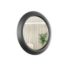 Espelho Decorativo Call Preto 60 Cm Redondo Preto, 60 cm