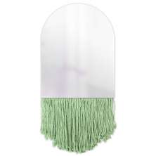 Espelho Decorativo Church Bangs Verde Limão 47X37 Cm