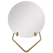 Espelho Decorativo Circle Mesa Dourado 30cm Redondo 