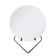 Espelho Decorativo Circle Mesa Preto 30cm Redondo 