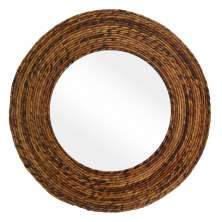 Espelho Decorativo Corda Bananeira 60cm Redondo 