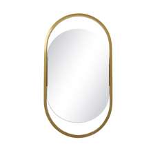 Espelho Decorativo Glam Dourado 80x43cm Oblongo 
