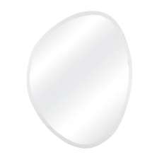 Espelho Decorativo Orgânico Branco 50x64 Cm