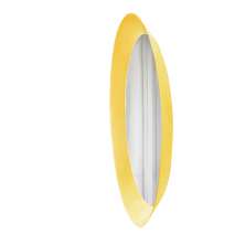 Espelho Decorativo Paella Amarelo 60 cm Redondo 