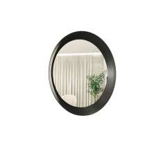 Espelho Decorativo Paella Preto 60 cm Redondo