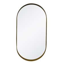 Espelho Decorativo Urban Dourado 60x40cm Oblongo 