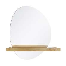 Espelho Funcional Shelf Pinus 66x52cm Orgânico G 