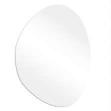 Espelho Multiuso Lapidado Pendurador Led Branco 100x70cm Orgânico GG 
