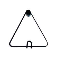 Pendurador Gancho Wire Minimals Polygon Preto 14x15 cm 