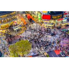 Quadro Decorativo Barcelona Times Square III 60x90cm 