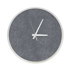 Relogio Decorativo Round Branco Mostrador Cinzell Ponteiro Branco  40 cm Diâmetro 