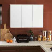 Armário Aéreo Aliex 03 Portas Branco