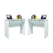 Conjunto de 2 Escrivaninhas Saturno Branco