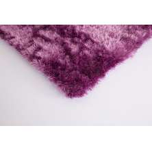Tapete Quarto Sala Retangular Peludo Felpudo Lilas 1,50X2M