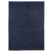 Tapete Sala Antiderrapante Linen 04 Azul  2,80X4,00M