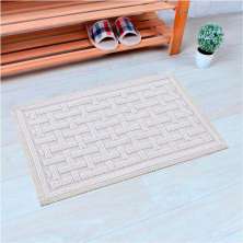 Tapete de Banheiro Natur 01 branco 0,40X0,60M - Edantex