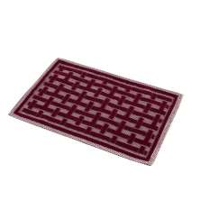 Tapete de Banheiro Natur 07 vermelho 0,40X0,60M - Edantex