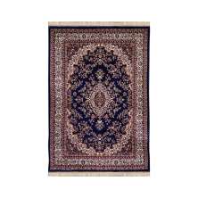 Tapete para Sala Belga Bruxelas 7 Azul 1,00X1,40M - Edantex