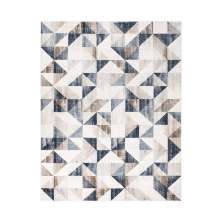 Tapete para Sala Condor 04 Azul-Cinza 2,50X3,00M - Edantex