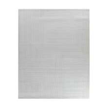 Tapete para Sala Sofisticato 02 Off White-Cinza 3,00X4,00M