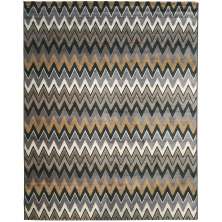 Tapete para sala Sena 01 Cinza-Bege-Amarelo 2,00X2,50M