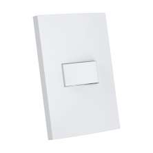 CJ INTERRUPTOR SIMPLES HORIZONTAL 4X2 - ENERBRAS DUBAI BRANCO