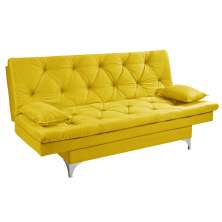 Sofá Cama Áustria 3 Lugares Reclinável em Suede