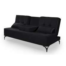 Sofá Cama Solteiro Colorado Reclinável 3 Posições Tecido Suede