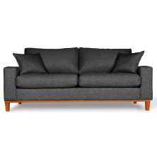 Sofa Living Istambul 3 Lugares Tecido Linho