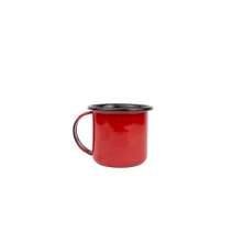 Caneca Xícara Esmaltada no6 160ML Vermelho atoxico ESMALTADOS SILVA 2253 