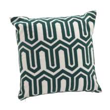 Almofada Formas I 45x45 Azul Verde e Branca