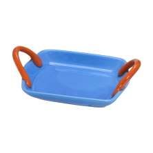Bandeja Decorativa Espressione Azul e Laranja 21x15 cm