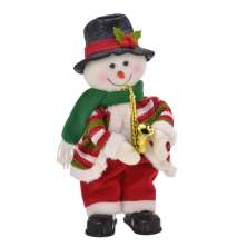 Boneco de Neve Som e Movimento Colorido