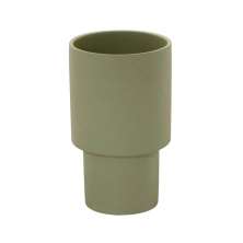 Cachepot Decorativo em Cerâmica Base Verde