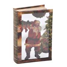 Caixa Livro Espelhada Natal Colorida