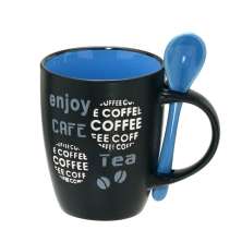 Caneca Enjoy Café Preta e Azul