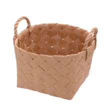 Cesta Decorativa em Papel Espressione Marrom