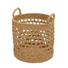 Cesta Decorativa em Rattan Espressione II Marrom
