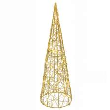 Árvore Natalina com Luz Espressione Dourada 47 cm