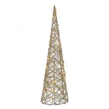Árvore de Natal com Luz Espressione Dourada 60 cm
