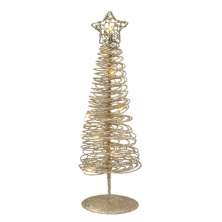 Árvore de Natal de Mesa com LED Espressione Dourada 30 cm
