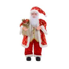 Enfeite Natalino Espressione Papai Noel Vermelho e Branco 91 cm