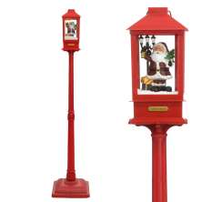 Enfeite Natalino Espressione Poste com Luz Vermelho 155 cm
