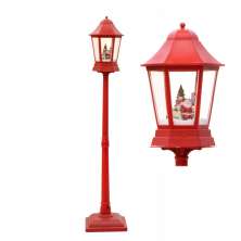 Enfeite Natalino Espressione Poste com Luz e Movimento Vermelho 163 cm