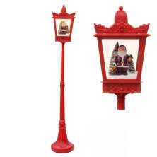 Enfeite Natalino Espressione Poste com Luz e Movimento Vermelho 190 cm