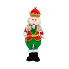 Enfeite Natalino Espressione Soldado II Verde e Vermelho 44 cm